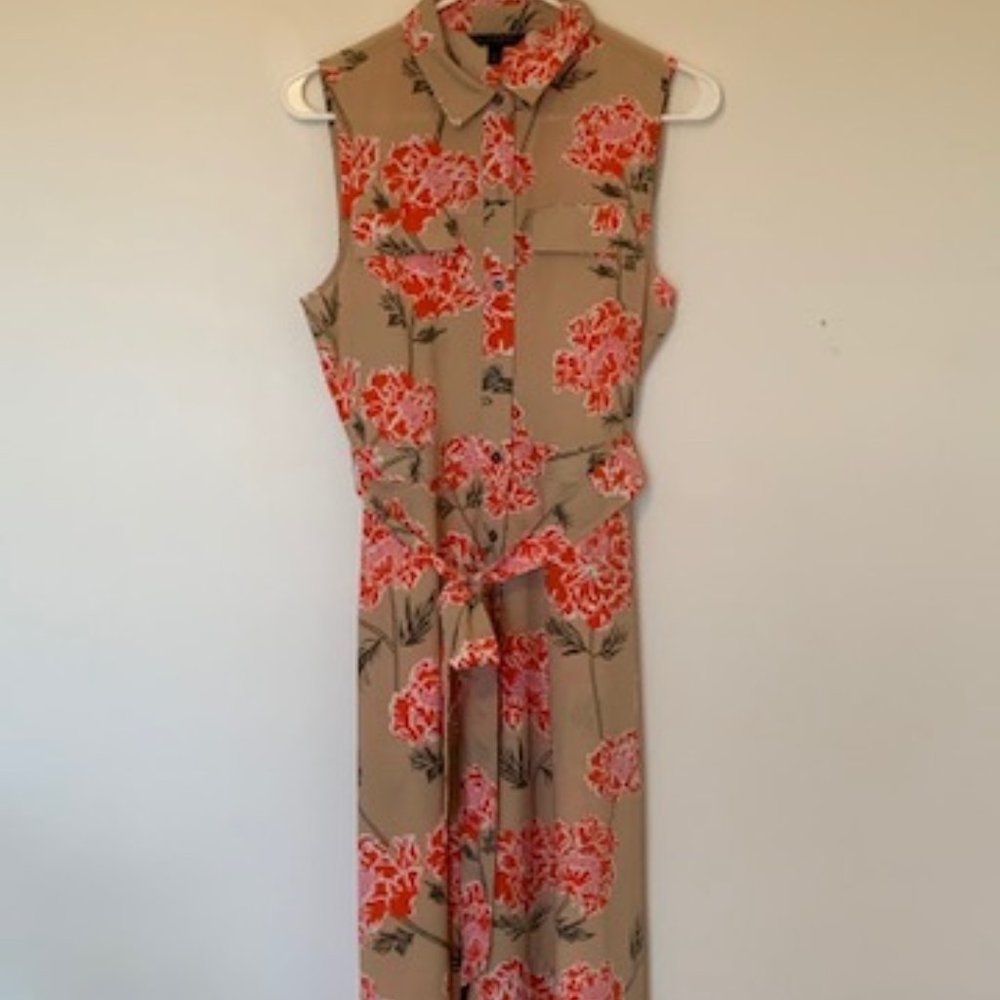 Banana Republic Mid-Calf Belted Dress - Size 4